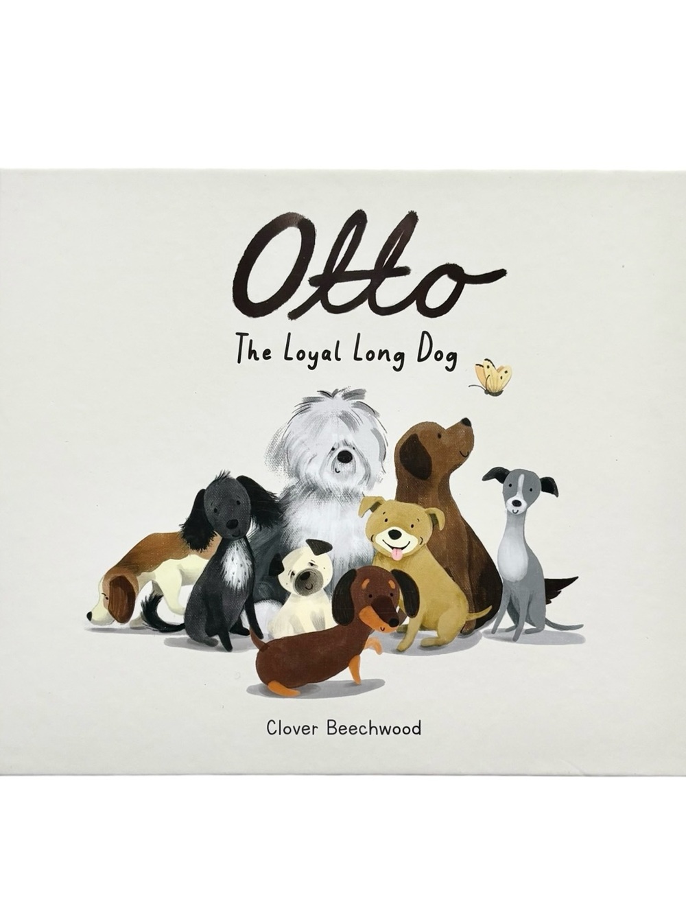 Jellycat Otto- The Loyal Long Dog Board Book by Clover Beechwood